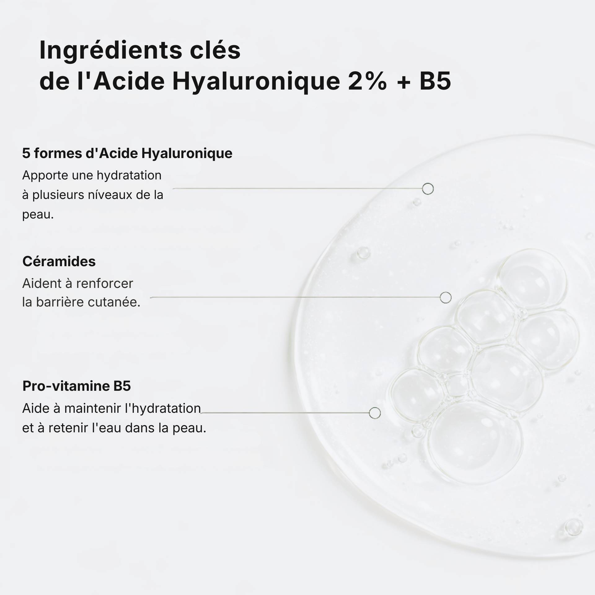Sérum visage - Acide hyaluronique 2%